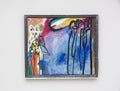 Wassily Kandinsky painting in the Lenbachhaus in Munich Royalty Free Stock Photo