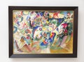 Wassily Kandinsky painting in the Lenbachhaus in Munich