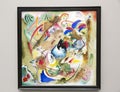 Wassily Kandinsky painting in Pinakothek der Moderne in Munich