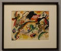 Wassily Kandinsky 1866-1944 Study for Composition VII (Draft 1) 1912, Paintings at the Albertina Museum, Vienna Royalty Free Stock Photo