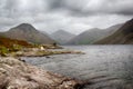 Wast water in english lake district Royalty Free Stock Photo