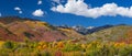 Wastach mountains, Clayton peak from Wasatch mountain state park in Utah Royalty Free Stock Photo