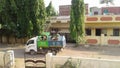 Vehicle of waste collector in Maharashtra, India