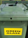 Waste glass bin