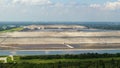 Waste management facility for disposing byproduct of phosphate fertilizer production. Riverview phosphogypsum stack