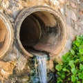 Waste Pipe Sewage Royalty Free Stock Photo