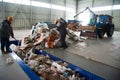 Waste recycling factory