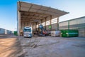 A waste is sorted and disposed of at a recycling yard