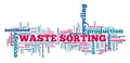 Waste sorting concept Royalty Free Stock Photo