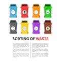 Waste sorting mockup