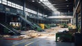 Waste sorting plant, Retail warehouse, Industry, By AI Generative