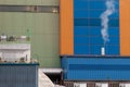 Waste-to-energy plant detail Oberhausen Germany Royalty Free Stock Photo