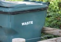 Waste, Trash, Refuse and Garbage Recepticle Royalty Free Stock Photo