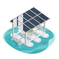 waste water aeration systems isometric solar cell energy saving