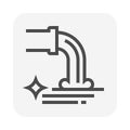 Waste water icon Royalty Free Stock Photo