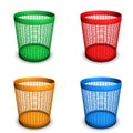 Wastebaskets Royalty Free Stock Photo