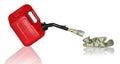 Wasted Gas Money Royalty Free Stock Photo