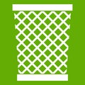 Wastepaper basket icon green