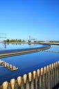 Wastewater treatment plant. Royalty Free Stock Photo
