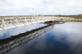 Wastewater Treatment Plant Clarifier Royalty Free Stock Photo