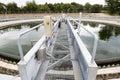 Wastewater treatment plant Water tank Royalty Free Stock Photo