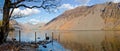 Wastwater screes panorama Royalty Free Stock Photo