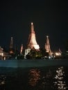 Wat arun, Bangkok by night, bhuddist temple