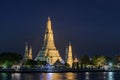 Wat Arun Buddhist religious places on night time Bangkok