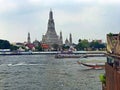 Wat Arun and the boat Royalty Free Stock Photo