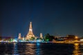 Wat arun, landmark temple in Bnagkok also call temple of dawn