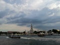 Wat Arun, locally known as Wat Chaeng, is a landmark temple on the west & x28;Thonburi& x29; bank of the Chao Phraya river.