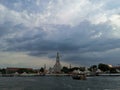 Wat Arun, locally known as Wat Chaeng, is a landmark temple on the west & x28;Thonburi& x29; bank of the Chao Phraya river.