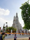 Wat Arun, locally known as Wat Chaeng, is a landmark temple on the west & x28;Thonburi& x29; bank of the Chao Phraya river.