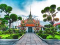 Wat Arun is one of landmarks of Bangkok,Thailand. Royalty Free Stock Photo