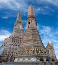 Wat Arun Ratchawararam Ratchawaramahawihan, Wat Arun in Bangkok, Thailand Royalty Free Stock Photo