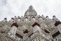 Wat Arun Ratchawararam Ratchawaramahawihan or Wat Arun buddhist temple of dawn . famous ancient grand palace in Bangkok Thailand ,