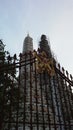 Wat Arun Ratchawararam Ratchawaramahawihan, Wat Arun, Temple of Dawn during Sunset in Bangkok, Thailand. Royalty Free Stock Photo