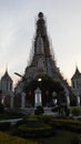 Wat Arun Ratchawararam Ratchawaramahawihan, Wat Arun, Temple of Dawn during Sunset in Bangkok, Thailand. Royalty Free Stock Photo