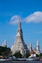 Wat arun temple buddish bangkok thailand asia Royalty Free Stock Photo