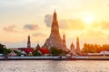 Famous Wat Arun or Royalty Free Stock Photo