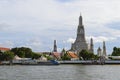 Wat Arun the temple of the dawn from the Chao Phraya River