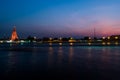 Wat Arun temple, sunset - Bangkok Royalty Free Stock Photo