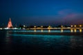 Wat Arun temple, sunset - Bangkok Royalty Free Stock Photo