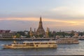 Wat Arun at twilight, Bangkok, Thailand Royalty Free Stock Photo