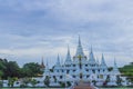 Wat asokaram Temple in Samut Prakan Thailand