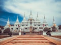 Wat Asokaram, temple in south Bangkok, Thailand