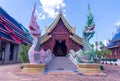 Wat Banden blue temple in Mae Taeng District, Chiang Mai, Thailand