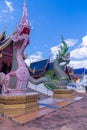 Wat Banden blue temple in Mae Taeng District, Chiang Mai, Thailand