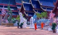 Wat Banden blue temple in Mae Taeng District, Chiang Mai, Thailand