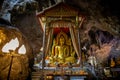 Wat Ban Tham temple and cave in Kanchanaburi, Thailand